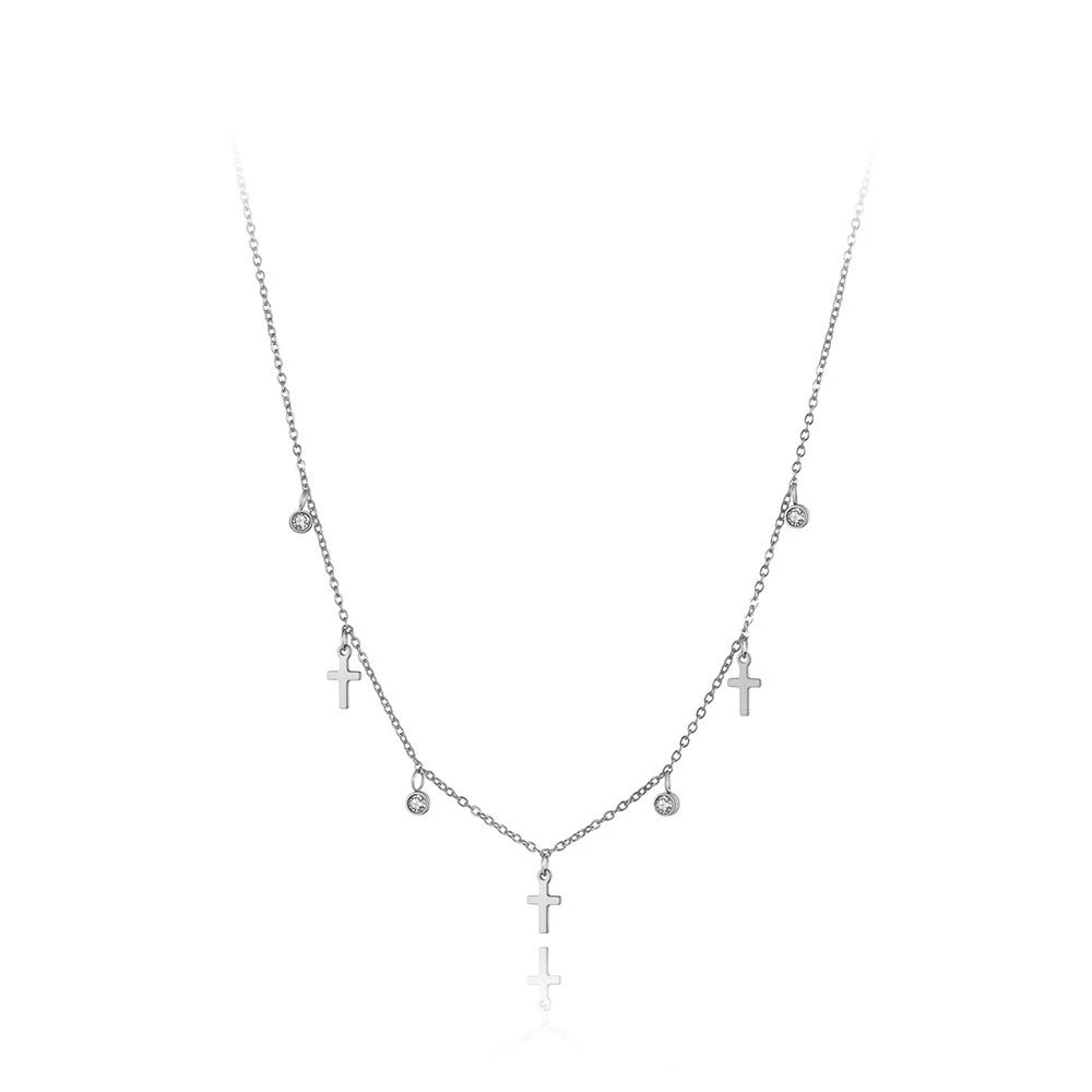 zierliche Kette mit kleinen Anhängern