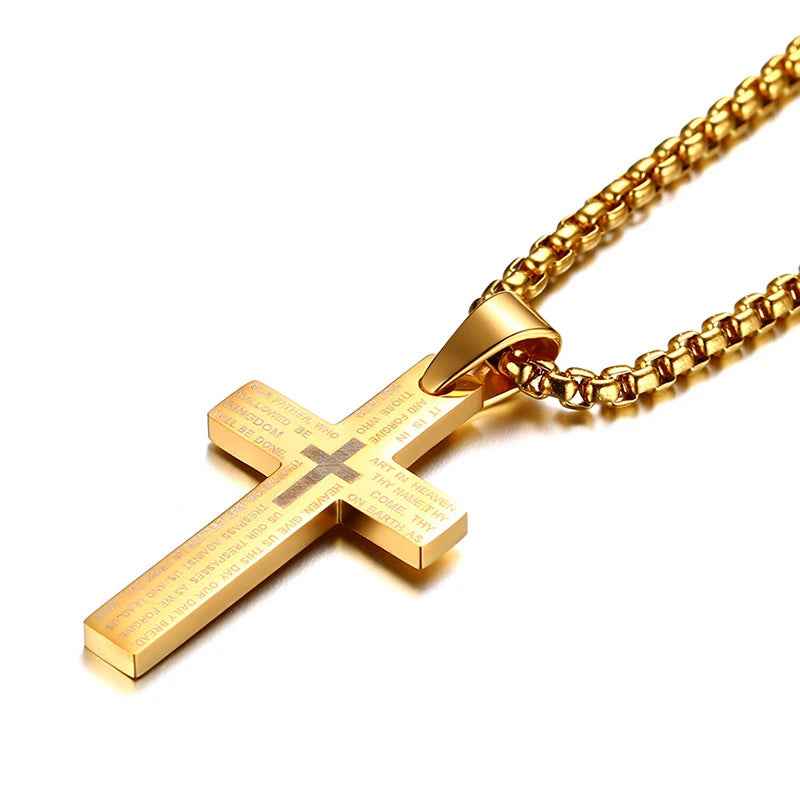 Kette mit Kreuz "Vaterunser"