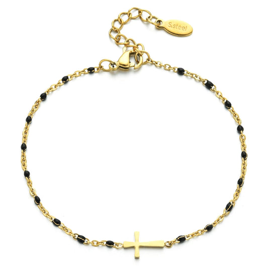 zierliches Armband mit kleinem Kreuz