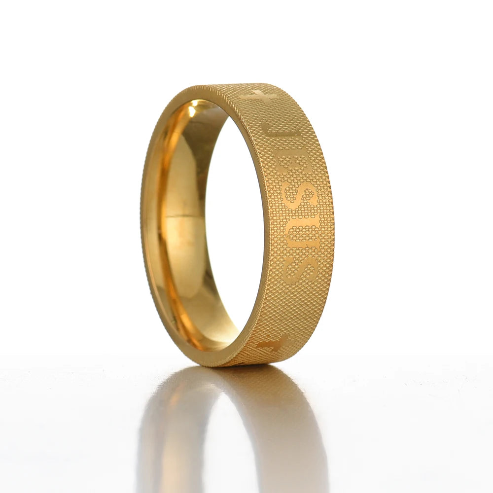 Ring mit Kreuz "Jesus"