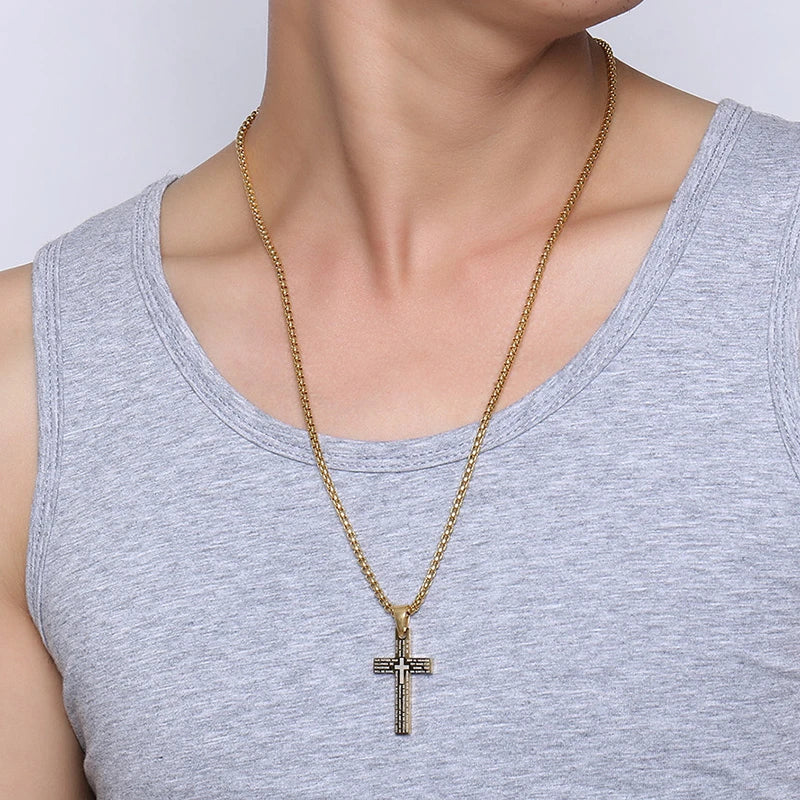 Kette mit Kreuz "Vaterunser"