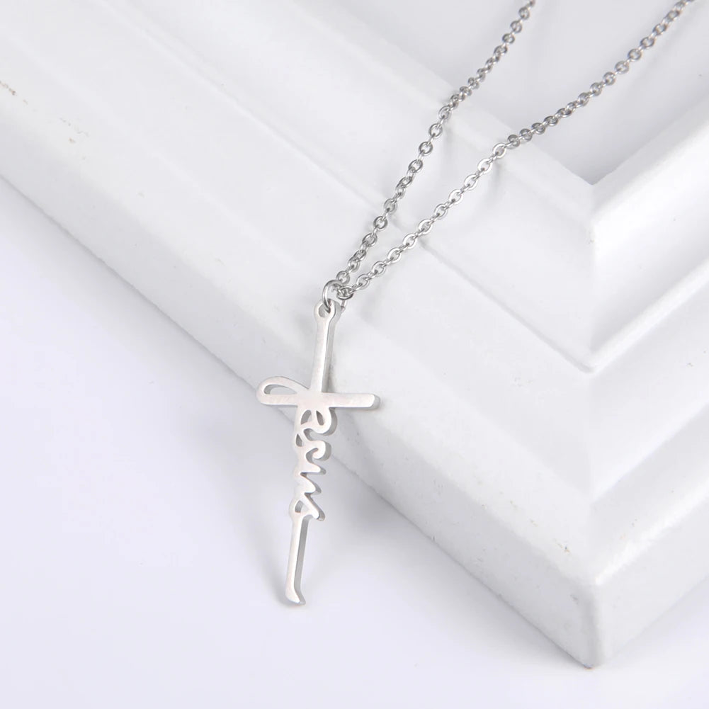Kette mit Schriftzug "Jesus"