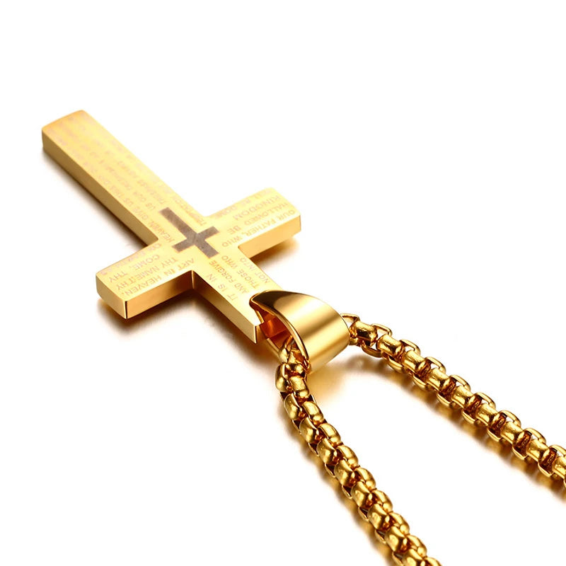 Kette mit Kreuz "Vaterunser"