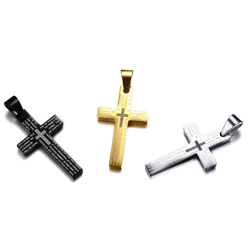 Kette mit Kreuz "Vaterunser"
