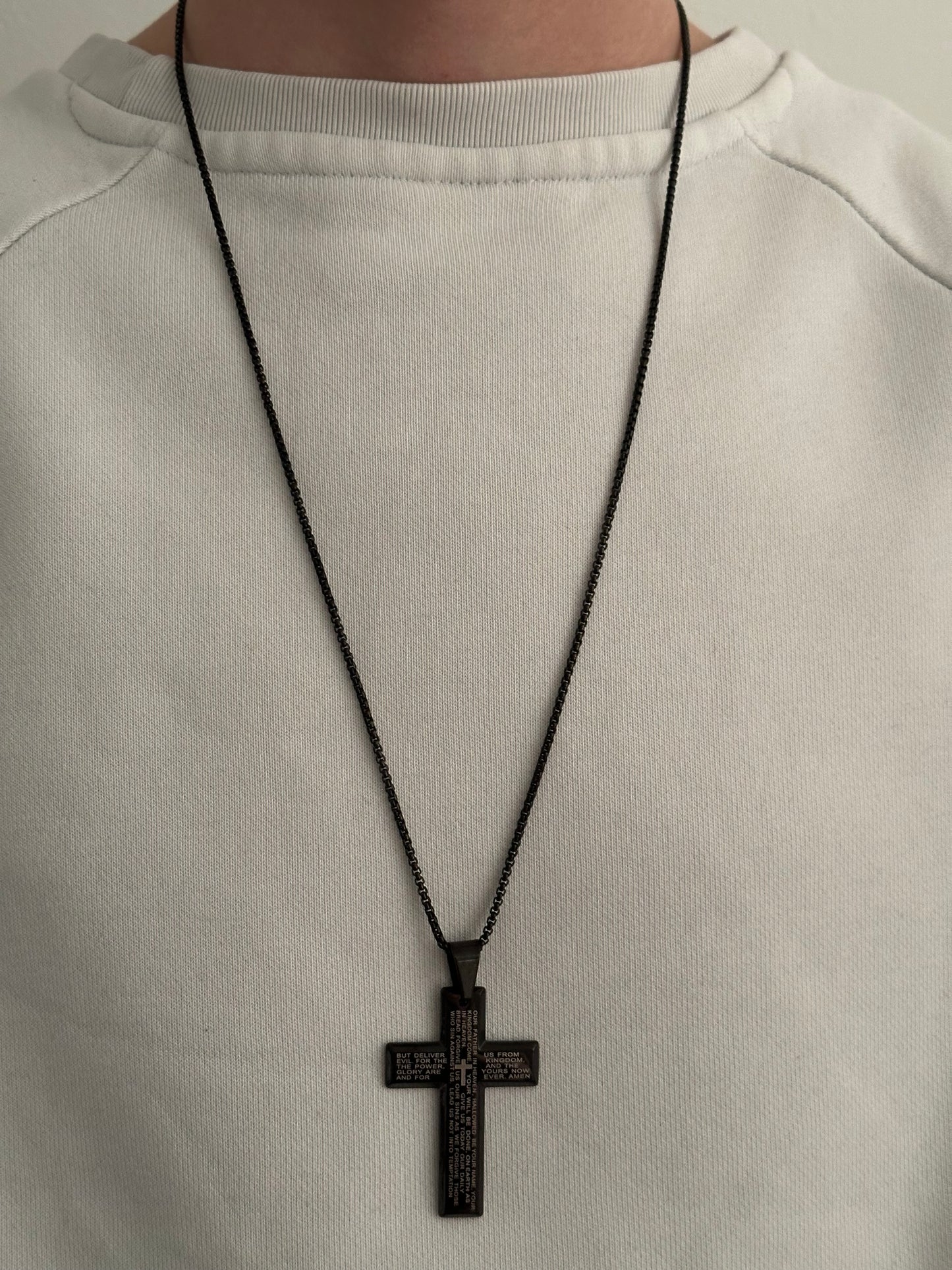 Statement-Kette mit Vaterunser