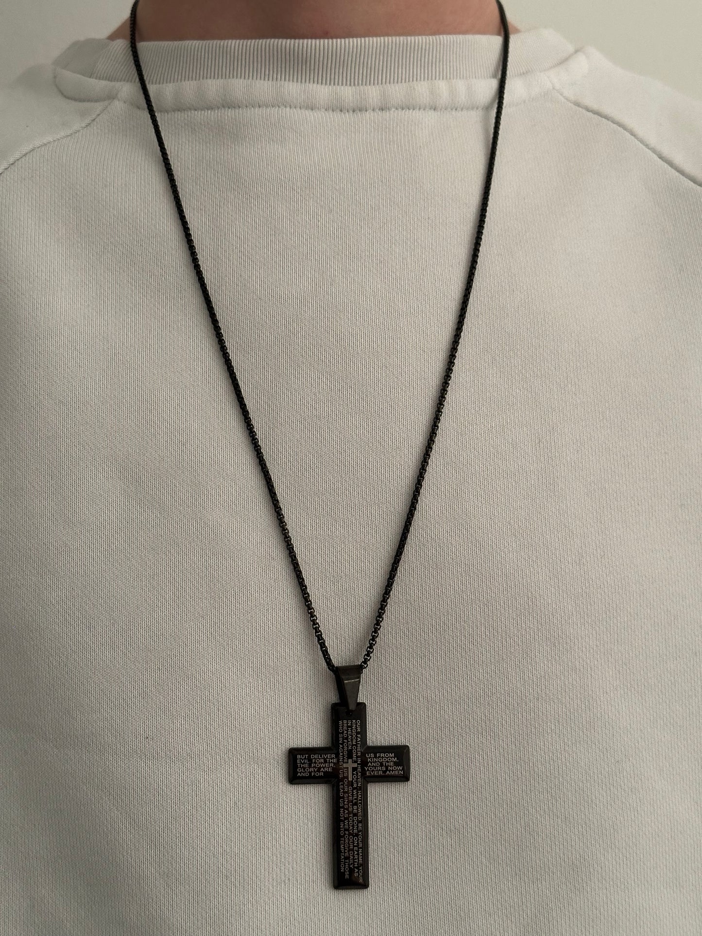 Statement-Kette mit Vaterunser