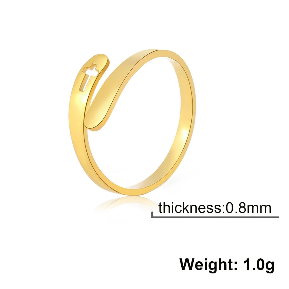 Ring mit Kreuz