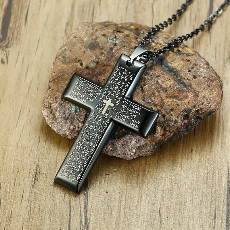 Statement-Kette mit Vaterunser